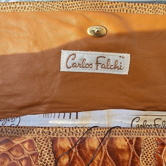 (VTG) RARE Seductive Snakeskin Clutch - Picture 3 of 10